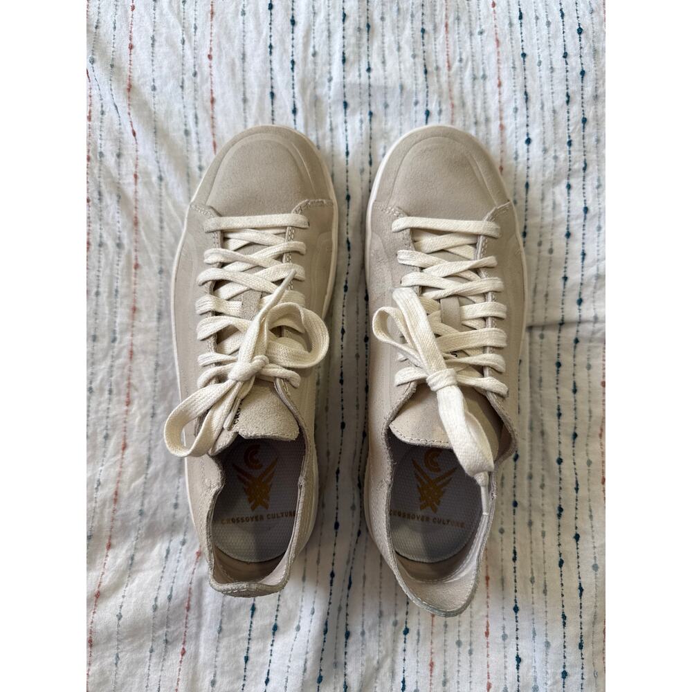 Crossover Culture Men’s 8 Taupe Leather Sneakers